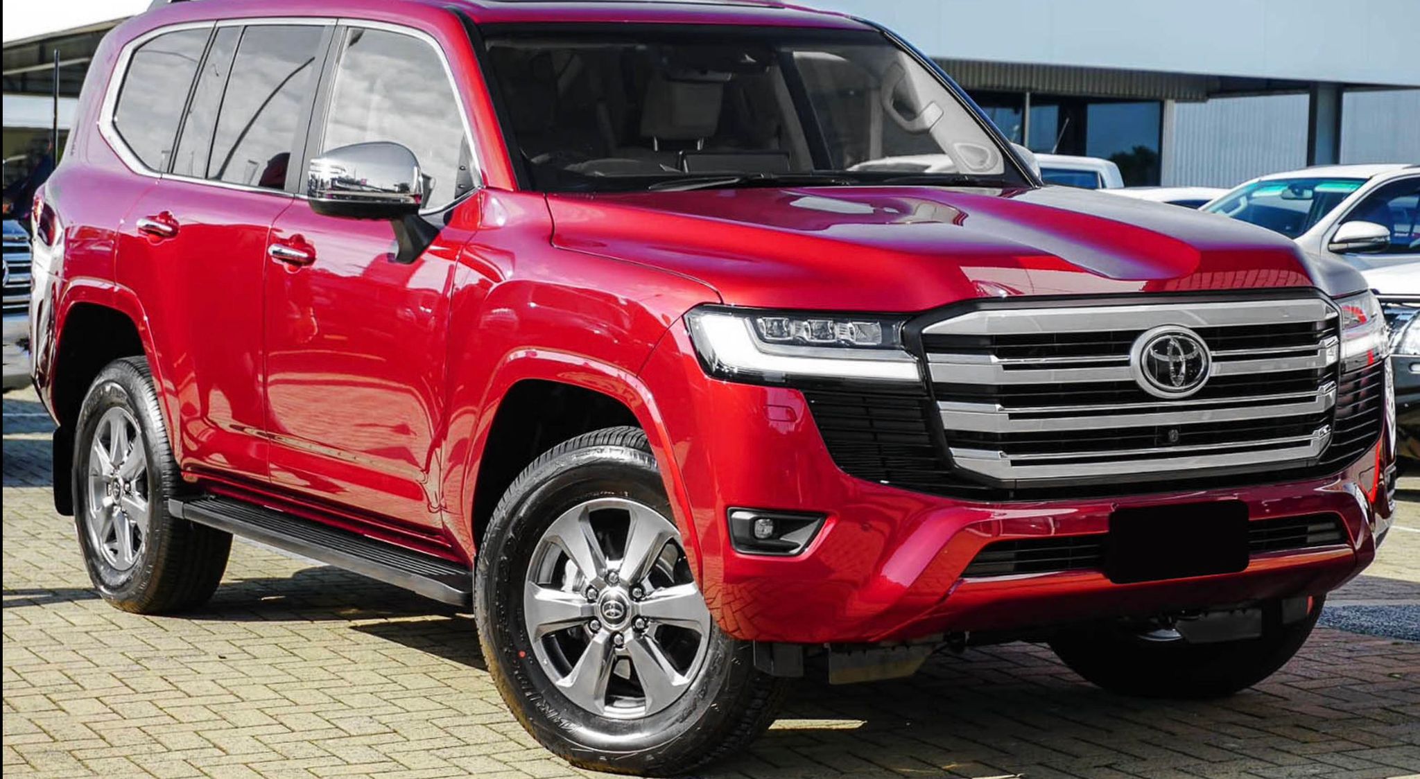 2025 Brand new  LC300 Sahara 7 seat Red  Beige interior (No.J0839)