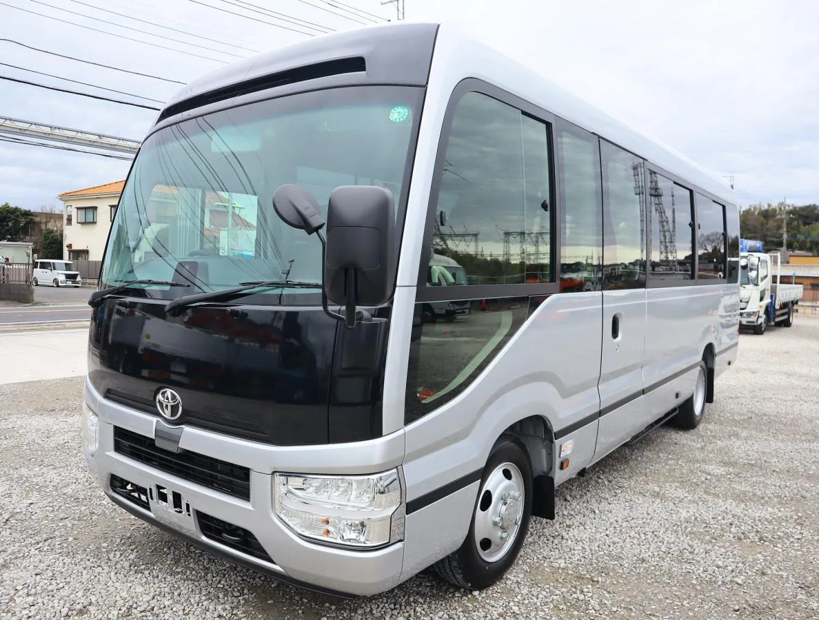 2025 Toyota Coaster 2KG-GDB70 – 24 Seater Brand New Condition!