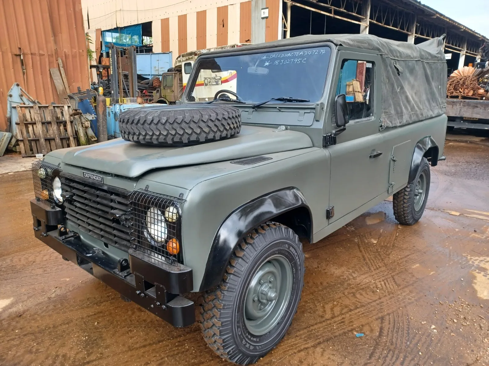 Classic Mid-1980s Land Rover 110 (Defender)