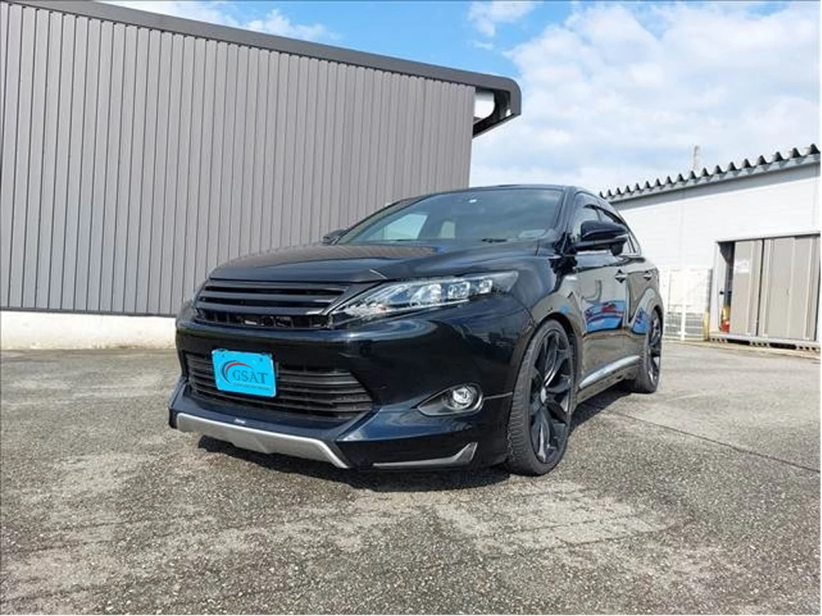 2017 Toyota Harrier Hybrid Premium Sunroof Black leather Seat (No.790617) ID 33071
