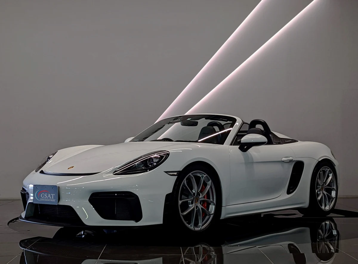 2021 Porsche 718 Spyder 4.0 Sport Chrono Spoeg 20AW B Camera (White) Right hand (No.J0641)