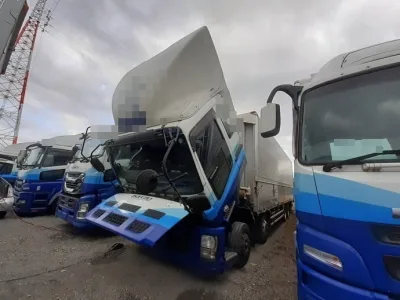2013 Isuzu Giga large Aluminum wing Body QKG-CYJ77A used truck (No.920766)