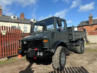 1986 MERCEDES BENZ UNIMOG U1300L  EX-ARMY (No.J0817)