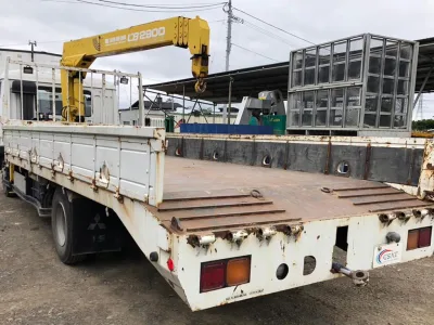 1989 MITSUBISHI FUSO FIGHTER U-FK518K Loader truck with crane (No.J0779)