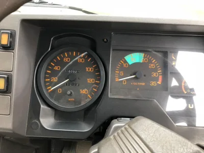 1989 MITSUBISHI FUSO FIGHTER U-FK518K Loader truck with crane (No.J0779)