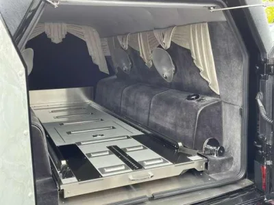 2009 Toyota century Long Hearse with Drawer Coffin Stand Keyless Back Camera (No.420857)