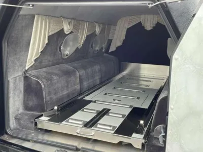 2009 Toyota century Long Hearse with Drawer Coffin Stand Keyless Back Camera (No.420857)