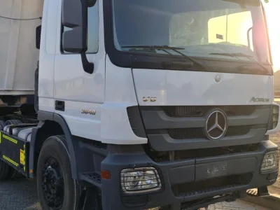 2015 Mercedes-Benz Actros 3848 Trailer head with dump trailer (No. 680478)