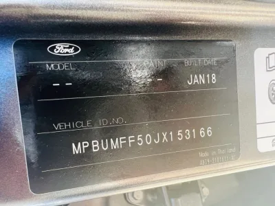 2018 Ford Ranger Wild Track Pickup (No.680493)