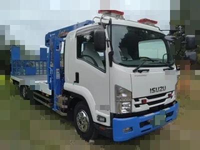 2020 ISUZU FORWARD 2RG-FSR90S2 4HK1 Car carrier Self Loader With Crane(No.970800)