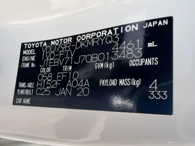 2020 Toyota Land Cruiser Double cab RHD (No.680719)