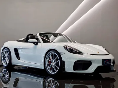 2021 Porsche 718 Spyder 4.0 Sport Chrono Spoeg 20AW B Camera (White) Right hand (No.J0641)