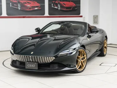 2025 Ferrari Roma Spider — Verde Zeltweg / Cioccolato