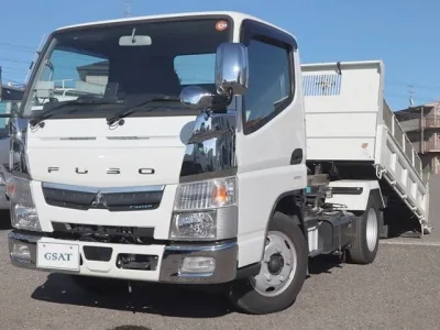 2021 Mitsubishi Fuso Canter small earth dumper 2PG-FBA60 used truck (No.111941)