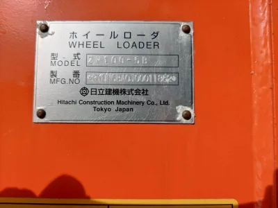 Hitachi ZW100-5B Wheel loader (No.850819)