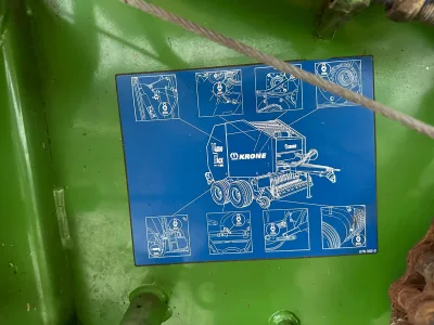 KRONE Vario Pack Multi-Cut 1800 round baler (No.J0877)