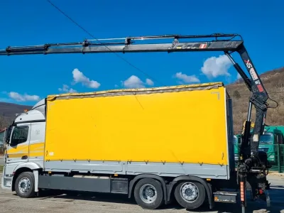 Mercedes-Benz ACTROS 2545L 6x2 with HIAB 155 E-5 Crane