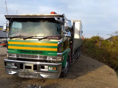 Mitsubishi Fuso Super Great FV510UZ3 Flatbed with Crane(No.J0903)