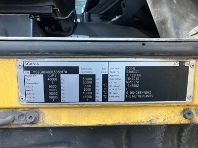 SCANIA G460 DUMPER TRUCK 8X4 18 CUBE (No.106866)