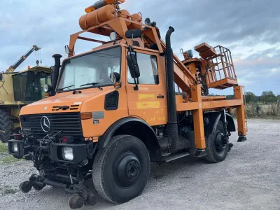 Mercedes Unimog U1450 – Square Cab, Long Wheel Base, Capable of Railway Repair & Operations(No.J1012)
