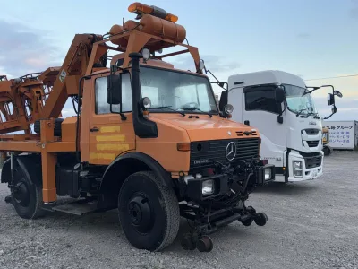 Mercedes Unimog U1450 – Square Cab, Long Wheel Base, Capable of Railway Repair & Operations(No.J1012)